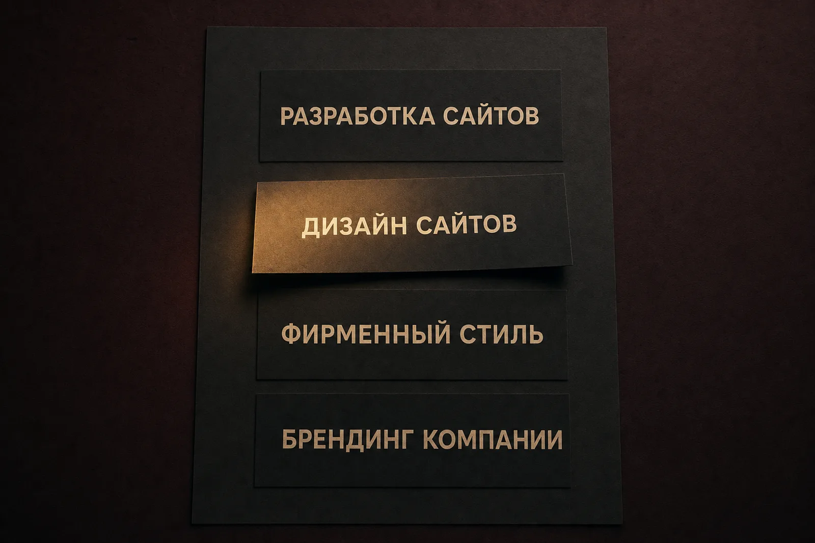 SEO-продвижение сайта: список результатов поиска, где одна строка поднята и подсвечена